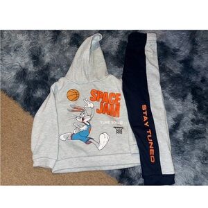 Space Jam Hoodie and Joggers Set